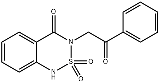 3-(2-Oxo-2-phenylethyl)-1H-2,1,3-benzothiadiazin-4(3H)-one 2,2-dioxide
