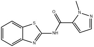 N-2-苯并噻唑基-1-甲基-1H-吡唑-5-甲酰胺