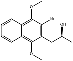 (S)-1-(3-BROMO-1,4-DIMETHOXY-NAPHTHALEN-2-YL)-PROPAN-2-OL
