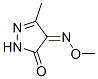 1H-Pyrazole-4,5-dione, 3-methyl-, 4-(O-methyloxime) (9CI)