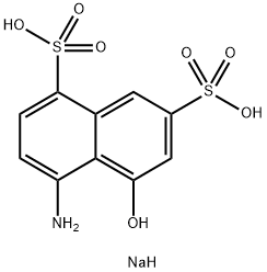 sodium hydrogen 4-amino-5-hydroxynaphthalene-1,7-disulphonate