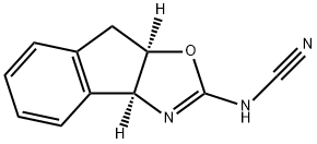 Cyanamide, [(3aS,8aR)-3a,8a-dihydro-8H-indeno[1,2-d]oxazol-2-yl]- (9CI)