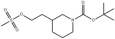 3-(2-((甲基磺酰基)氧基)乙基)哌啶-1-甲酸叔丁酯