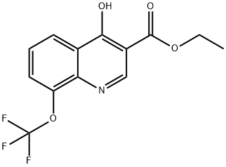 4-Hydroxy-8-trifluoromethoxyquinoline-3-carboxylic acid ethyl ester