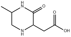 2-Piperazineaceticacid,5-methyl-3-oxo-(9CI)