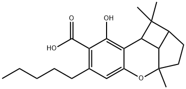 1a,2,3,3a,8b,8c-Hexahydro-8-hydroxy-1,1,3a-trimethyl-6-pentyl-1H-4-oxabenzo[f]cyclobut[cd]indene-7-carboxylic acid
