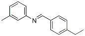 Benzenamine, N-[(4-ethylphenyl)methylene]-3-methyl- (9CI)