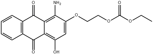 2-[(1-amino-9,10-dihydro-4-hydroxy-9,10-dioxo-2-anthryl)oxy]ethyl ethyl carbonate