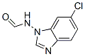 Formamide, N-(6-chloro-1H-benzimidazol-1-yl)- (9CI)