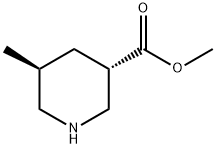 3-Piperidinecarboxylicacid,5-methyl-,methylester,(3S,5S)-(9CI)