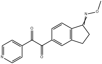1,2-Ethanedione, 1-[2,3-dihydro-1-(MethoxyiMino)-1H-inden-5-yl]-2-(4-pyridinyl)-