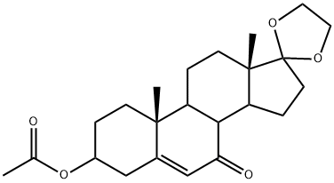 (3Β)-3-?(ACETYLOXY)?-CYCLIC 17-?(1,?2-?ETHANEDIYL ACETAL)- ANDROST-?5-?ENE-?7,?17-?DIONE