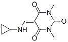 2,4,6(1H,3H,5H)-Pyrimidinetrione, 5-[(cyclopropylamino)methylene]-1,3-dimethyl- (9CI)
