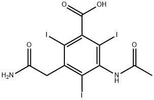 3-(Acetylamino)-5-(2-amino-2-oxoethyl)-2,4,6-triiodobenzoic acid