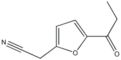 2-Furanacetonitrile,5-(1-oxopropyl)-(9CI)
