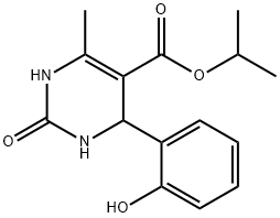 5-Pyrimidinecarboxylicacid,1,2,3,4-tetrahydro-4-(2-hydroxyphenyl)-6-methyl-2-oxo-,1-methylethylester(9CI)