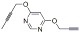 Pyrimidine, 4-(2-butynyloxy)-6-(2-propynyloxy)- (9CI)