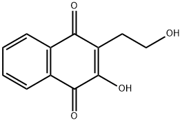 1,4-Naphthalenedione, 2-hydroxy-3-(2-hydroxyethyl)- (9CI)