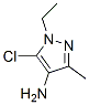1H-Pyrazol-4-amine,  5-chloro-1-ethyl-3-methyl-