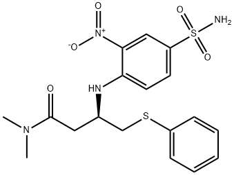 (R)-N,N-Dimethyl-3-[(2-nitro-4-sulfamoylphenyl)amino]-4-phenylsulfanylbutanamide