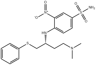4-[[(R)-3-Dimethylamino-1-[(phenylsulfanyl)methyl]propyl]amino]-3-nitrobenzenesulfonamide