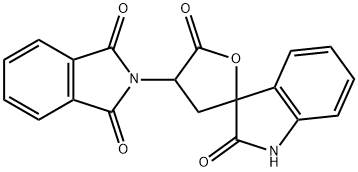 4-(1,3-Dihydro-1,3-dioxo-2H-isoindol-2-yl)-3,4-dihydrospiro[furan-2(5H),3'-[3H]indole]-2',5(1'H)-dione