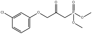 3-(3-氯苯氧基)-2-氧代丙基磷酸二甲酯
