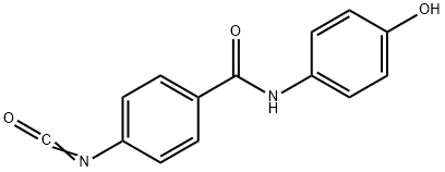 Benzamide, N-(4-hydroxyphenyl)-4-isocyanato- (9CI)