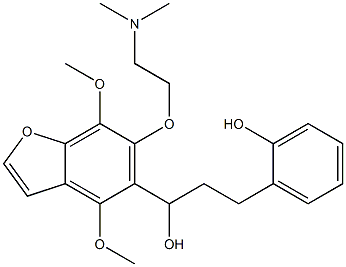 4,7-Dimethoxy-6-[2-(dimethylamino)ethoxy]-α-[2-(2-hydroxyphenyl)ethyl]-5-benzofuranmethanol