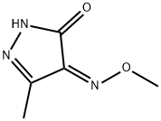 1H-Pyrazole-4,5-dione, 3-methyl-, 4-(O-methyloxime), (4Z)- (9CI)