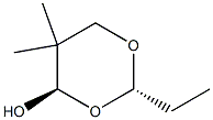 1,3-Dioxan-4-ol, 2-ethyl-5,5-dimethyl-, (2R,4S)-rel- (9CI)