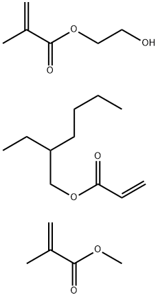 丙烯酸-2-乙基己基酯与甲基丙烯酸甲酯和甲基丙烯酸-2-羟乙基酯的聚合物
