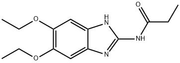 N-(5,6-Diethoxy-1H-benzimidazol-2-yl)propionamide
