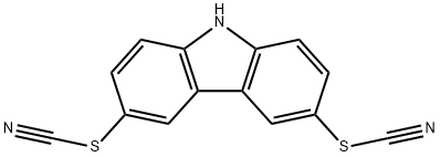 Thiocyanic acid carbazol-3,6-diyl ester