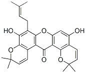 5,9-Dihydroxy-2,2,11,11-tetramethyl-8-(3-methyl-2-butenyl)-2H-dipyrano[2,3-a:2',3'-j]xanthen-14(11H)-one