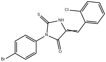 3-(p-Bromophenyl)-5-(2-chlorobenzylidene)-2-thioxo-4-imidazolidinone
