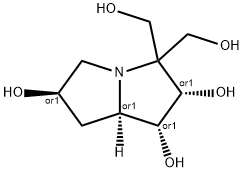 1H-Pyrrolizine-1,2,6-triol, hexahydro-3,3-bis(hydroxymethyl)-, (1R,2S,6R,7aR)-rel- (9CI)