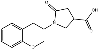 1-[2-(2-甲氧基苯基)乙基]-5-氧代-3-吡咯烷羧酸