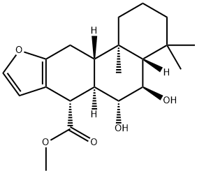 Methyl 5,6-dihydroxy-4,4,11b-trimethyl-1,2,3,4,4a,5,6,6a,7,11,11a,11b- dodecahydrophenanthro[3,2-b]furan-7-carboxylate