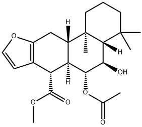 Methyl 7alpha-acetoxy-6beta-hydroxyvouacapan-17beta-oate