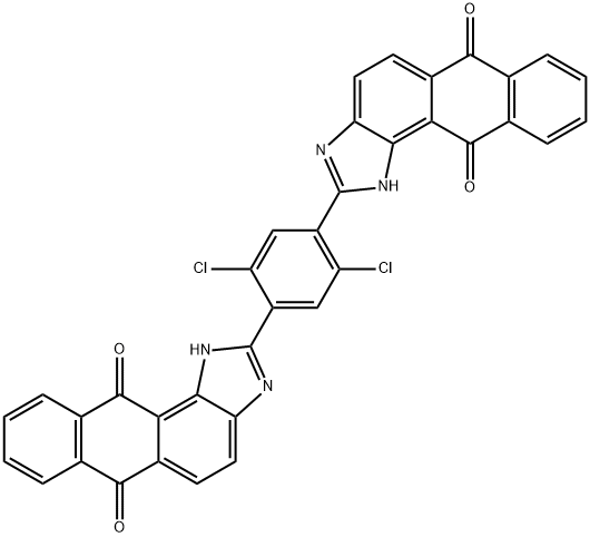 2,2'-(2,5-二氯-1,4-亚苯基)二-1H-蒽并[1,2-D]咪唑-6,11-二酮