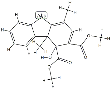 1,9b-Dihydro-1-hydroxy-4,9b-dimethyl-1,2-dibenzofurandicarboxylic acid dimethyl ester