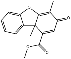 3,9b-Dihydro-4,9b-dimethyl-3-oxo-1-dibenzofurancarboxylic acid methyl ester