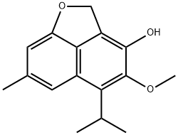 4-Methoxy-5-isopropyl-7-methyl-2H-naphtho[1,8-bc]furan-3-ol