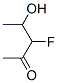 2-Pentanone, 3-fluoro-4-hydroxy- (9CI)