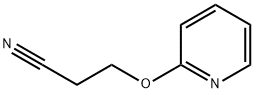Propanenitrile, 3-(2-pyridinyloxy)- (9CI)