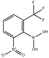 2-Trifluoromethyl-6-nitrophenylboronic acid