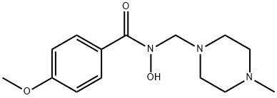 4-Methoxy-N-[(4-methyl-1-piperazinyl)methyl]benzohydroxamic acid