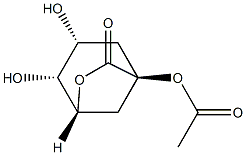 6-Oxabicyclo[3.2.1]octan-7-one, 1-(acetyloxy)-3,4-dihydroxy-, (1R,3S,4S,5S)-rel- (9CI)