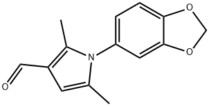 1-(1,3-苯并二噁唑-5-基)-2,5-二甲基-1H-吡咯-3-甲醛
